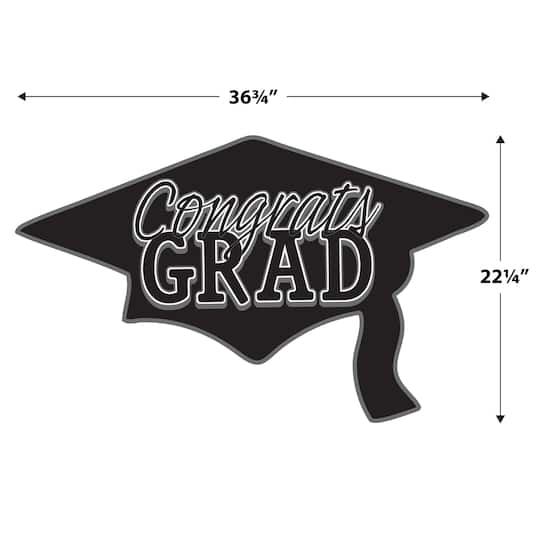 Beistle 22" x 37" Congrats Grad Cutouts
